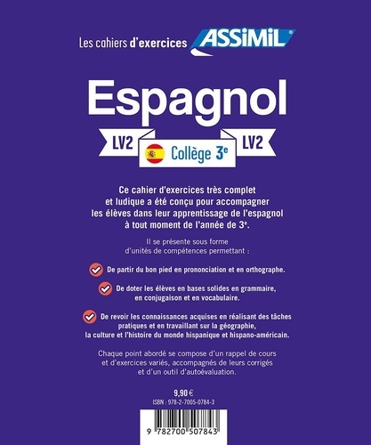 Espagnol collège 3e LV2