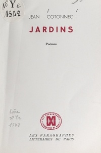 Jean Cotonnec - Jardins.
