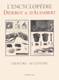Jean d' Alembert et Denis Diderot - Gravure-Sculpture.
