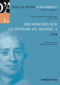 Recherches sur le système du monde