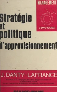 Stratégie et politique d'approvisionnement