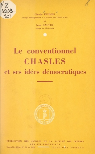 Le conventionnel Chasles et ses idées démocratiques
