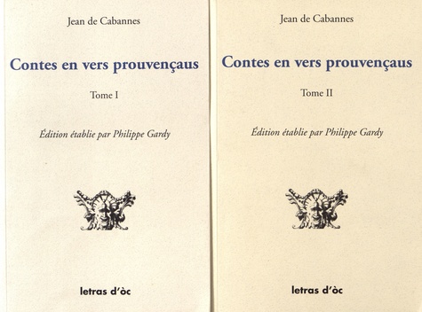 Contes en vers prouvençaus. 2 volumes