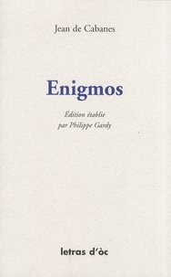 Jean de Cabanes - Enigmos.