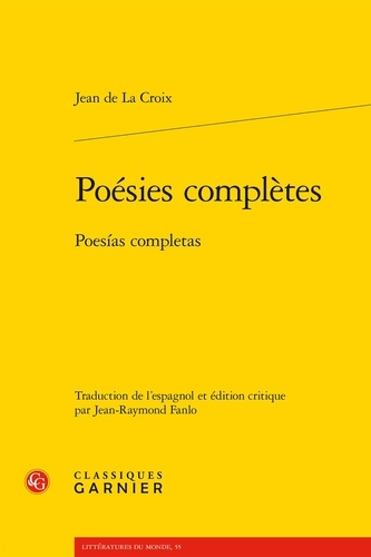 Jean de Croix - Poésies complètes.