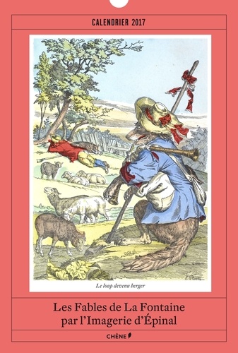Jean de La Fontaine - Calendrier Les Fables de la Fontaine par les Images d'Epinal.