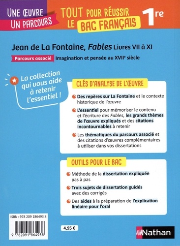 Fables Livres VII à XI - Avec le parcours... de Jean de La Fontaine - Grand  Format - Livre - Decitre