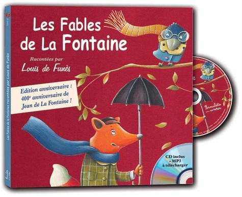 Les Fables de La Fontaine racontées par Louis de Funès  avec 1 CD audio