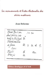 Les recensements et les listes électorales des séries modernes
