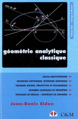 Jean-Denis Eiden - Géométrie analytique classique.