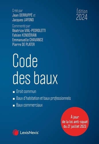 Code des baux  Edition 2024