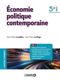 Jean-Didier Lecaillon et Jean-Marie Le Page - Économie politique contemporaine.