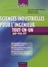 Jean-Dominique Mosser et Jacques Tanoh - Sciences industrielles pour l'ingénieur tout-en-un MP-PSI-PT.