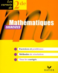 Jean-Dominique Picchiottino - Mathematiques 2nde Exercices.