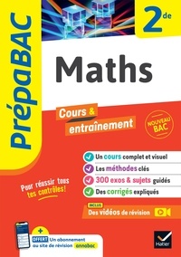 Télécharger Epub Prépabac Maths 2de  - nouveau programme de Seconde par Jean-Dominique Picchiottino