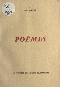 Jean Druse - Poèmes.