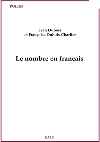 Jean Dubois - Le nombre en francais.