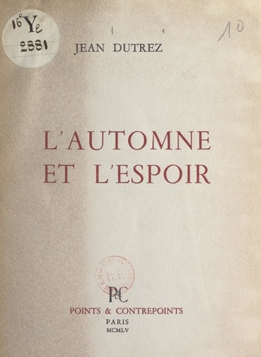 L'automne et l'espoir