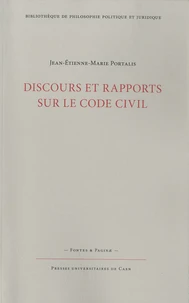 Discours et rapports sur le Code civil