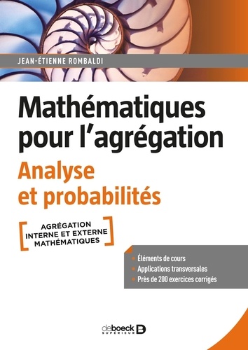 Mathématiques pour l'agrégation. Analyse et probabilités