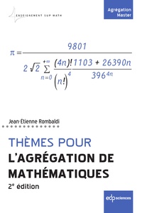Jean-Etienne Rombaldi - Thèmes pour l'agrégation de mathématiques.