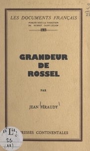 Jean Féraudy et Hubert Saint-Julien - Grandeur de Rossel.