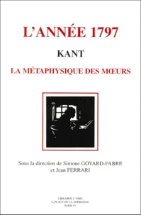 Lannée 1797 : Kant. - La métaphysique des moeurs.pdf