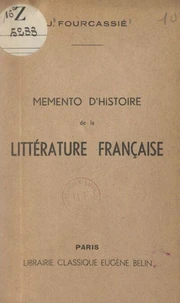 Mémento d'histoire de la littérature française