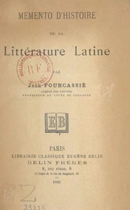 Mémento d'histoire de la littérature latine