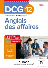 Version complète téléchargeable gratuitement DCG 12 - Anglais des affaires - Fiches de révision - 2e éd. par Jean-François Allafort 9782100849833 in French
