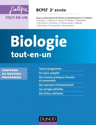 Biologie tout-en-un BCPST 2e année - 3e éd.. nouveau programme 2014 3e édition