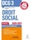 DCG 3 Droit social. Manuel  Edition 2020-2021