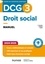 DCG 3 Droit social. Manuel  Edition 2024-2025