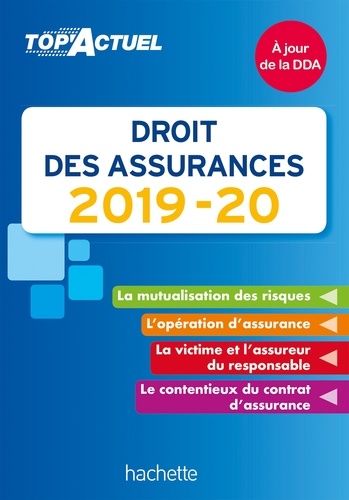 Droit des assurances  Edition 2019-2020