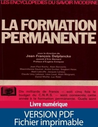  Collectif et Jean-François Delplancke - La formation permanente.