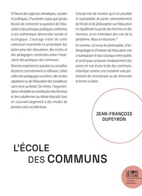 Jean-François Dupeyron - L'école des communs.