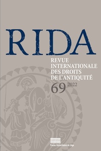 Jean-François Gerkens - Rida 69 - Revue internationale des droits de l'Antiquité.