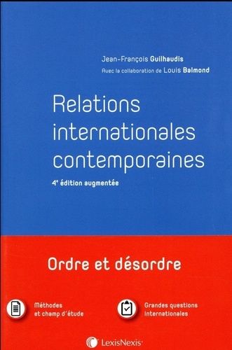 Relations internationales contemporaines 4e édition revue et augmentée