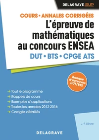 Epreuve de mathématiques au concours ENSEA