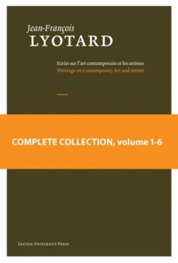 Jean-François Lyotard et Herman Parret - Ecrit sur l'art contemporain et les artistes - Tomes 1 à 6, Complete Collection.