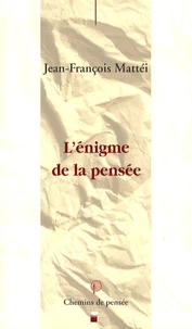 L'énigme de la pensée