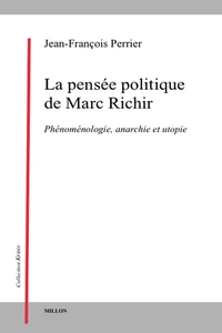 La pensée politique de Marc Richir