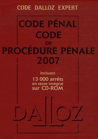 Jean-François Renucci et Emmanuelle Allain - Code pénal ; Code de procédure pénale Coffret Expert. 1 Cédérom