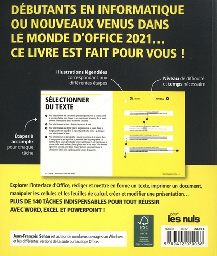 Word, Excel & PowerPoint 2022 pour les Nullissimes  Edition 2021