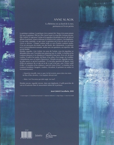 Anne Slacik. La Bohème est au bord de la mer, peintures et livres peints
