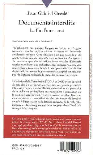 Documents interdits. La fin d'un secret  édition revue et augmentée