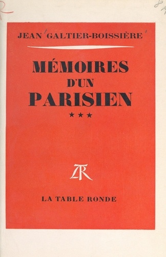 Mémoires d'un Parisien (3)