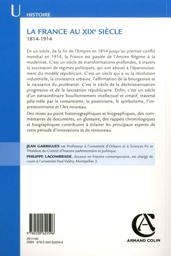 La France au XIXe siècle. 1814-1914 4e édition