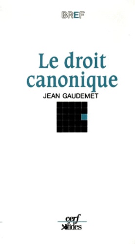 Le Droit Canonique De Jean Gaudemet Poche Livre Decitre