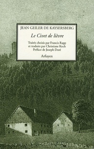 Jean Geiler de Kaysersberg - Le Civet de lièvre.